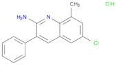 2-Amino-6-chloro-8-methyl-3-phenylquinoline hydrochloride