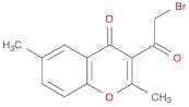 4H-1-Benzopyran-4-one, 3-(2-bromoacetyl)-2,6-dimethyl-