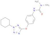 Urea, N'-[4-[(2-cyclohexyl-2H-tetrazol-5-yl)oxy]phenyl]-N,N-dimethyl-