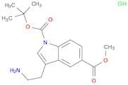 1-tert-Butyl 5-methyl 3-(2-aminoethyl)-1H-indole-1,5-dicarboxylate hydrochloride