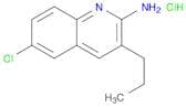 2-Quinolinamine, 6-chloro-3-propyl-, hydrochloride (1:1)