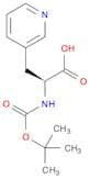 3-Pyridinepropanoic acid, α-[[(1,1-dimethylethoxy)carbonyl]amino]-, (αS)-