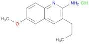 2-Quinolinamine, 6-methoxy-3-propyl-, hydrochloride (1:1)