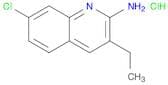 2-Quinolinamine, 7-chloro-3-ethyl-, hydrochloride (1:1)