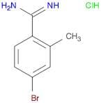 4-bromo-2-methylbenzene-1-carboximidamide hydrochloride