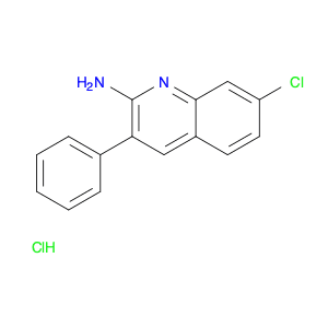 2-Quinolinamine, 7-chloro-3-phenyl-, hydrochloride (1:1)