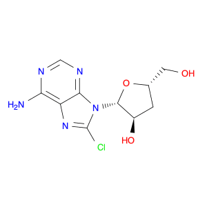 Adenosine, 8-chloro-3'-deoxy- (9CI)