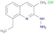 Quinoline, 8-ethyl-2-hydrazinyl-3-methyl-, hydrochloride (1:1)
