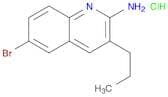 2-Quinolinamine, 6-bromo-3-propyl-, hydrochloride (1:1)