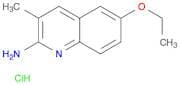 2-Quinolinamine, 6-ethoxy-3-methyl-, hydrochloride (1:1)