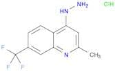 Quinoline, 4-hydrazinyl-2-methyl-7-(trifluoromethyl)-, hydrochloride (1:1)