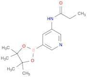 N-[5-(4,4,5,5-Tetramethyl-[1,3,2]dioxaborolan-2-yl)pyridin-3-yl]propionamide