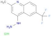 Quinoline, 4-hydrazinyl-2-methyl-6-(trifluoromethyl)-, hydrochloride (1:1)