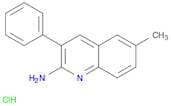 2-Quinolinamine, 6-methyl-3-phenyl-, hydrochloride (1:1)