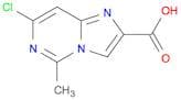 7-Chloro-5-methylimidazo[1,2-c]pyrimidine-2-carboxylic acid