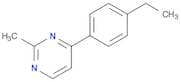 4-(4-Ethylphenyl)-2-methylpyrimidine