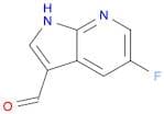 1H-Pyrrolo[2,3-b]pyridine-3-carboxaldehyde, 5-fluoro-