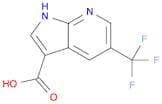 1H-Pyrrolo[2,3-b]pyridine-3-carboxylic acid, 5-(trifluoromethyl)-