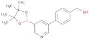 (4-(5-(4,4,5,5-Tetramethyl-1,3,2-dioxaborolan-2-yl)pyridin-3-yl)phenyl)methanol