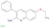 2-Quinolinamine, 6-ethoxy-3-phenyl-, hydrochloride (1:1)