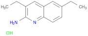 2-Quinolinamine, 3,6-diethyl-, hydrochloride (1:1)