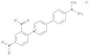 Pyridinium, 4-[4-(dimethylamino)phenyl]-1-(2,4-dinitrophenyl)-, chloride (1:1)