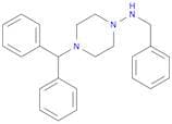 4-Benzhydryl-N-benzylpiperazin-1-amine