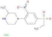 1-(4-Ethylsulfonyl-2-nitrophenyl)-3-methylpiperazine hydrochloride
