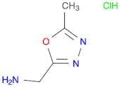 (5-Methyl-1,3,4-oxadiazol-2-yl)methanamine HCl