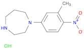 1-(3-Methyl-4-nitrophenyl)-1,4-diazepane hydrochloride