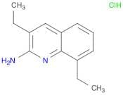 2-Quinolinamine, 3,8-diethyl-, hydrochloride (1:1)