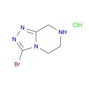 3-Bromo-5,6,7,8-tetrahydro-[1,2,4]triazolo[4,3-a]pyrazine, HCl