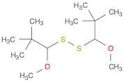 Disulfide, bis(1-methoxy-2,2-dimethylpropyl) (9CI)