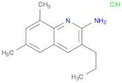 2-Quinolinamine, 6,8-dimethyl-3-propyl-, hydrochloride (1:1)