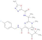 Propanoic acid, 2,2-dimethyl-, 4-[[[(4-fluorophenyl)methyl]amino]carbonyl]-1,6-dihydro-1-methyl-2-…