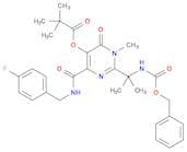Propanoic acid, 2,2-dimethyl-, 4-[[[(4-fluorophenyl)methyl]amino]carbonyl]-1,6-dihydro-1-methyl-2-…