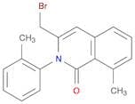1(2H)-Isoquinolinone, 3-(bromomethyl)-8-methyl-2-(2-methylphenyl)-