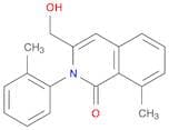 1(2H)-Isoquinolinone, 3-(hydroxymethyl)-8-methyl-2-(2-methylphenyl)-