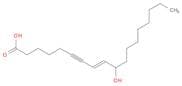8-Octadecen-6-ynoic acid, 10-hydroxy-, (8E)-