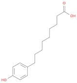Benzenenonanoic acid, 4-hydroxy-