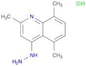 Quinoline, 4-hydrazinyl-2,5,8-trimethyl-, hydrochloride (1:1)