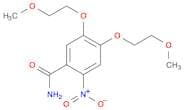 4,5-Bis(2-methoxyethoxy)-2-nitrobenzamide