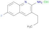 2-Quinolinamine, 6-fluoro-3-propyl-, hydrochloride (1:1)