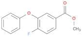 Benzoic acid, 4-fluoro-3-phenoxy-, methyl ester
