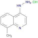 Quinoline, 4-hydrazinyl-8-methyl-, hydrochloride (1:1)