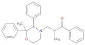 1-Propanone, 2-methyl-3-(2-methyl-2,3-diphenyl-4-morpholinyl)-1-phenyl-