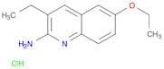 2-Quinolinamine, 6-ethoxy-3-ethyl-, hydrochloride (1:1)