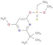 Phosphonothioic acid, ethyl-, O-[2-(1,1-dimethylethyl)-6-methoxy-4-pyrimidinyl] O-methyl ester (9C…
