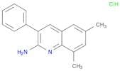 2-Quinolinamine, 6,8-dimethyl-3-phenyl-, hydrochloride (1:1)