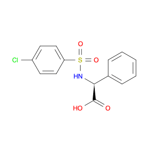 (2S)-2-(4-chlorobenzenesulfonamido)-2-phenylacetic acid